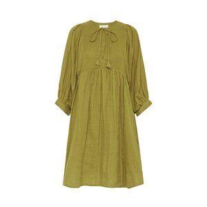 Daughters of India Olive Green Mini Dress